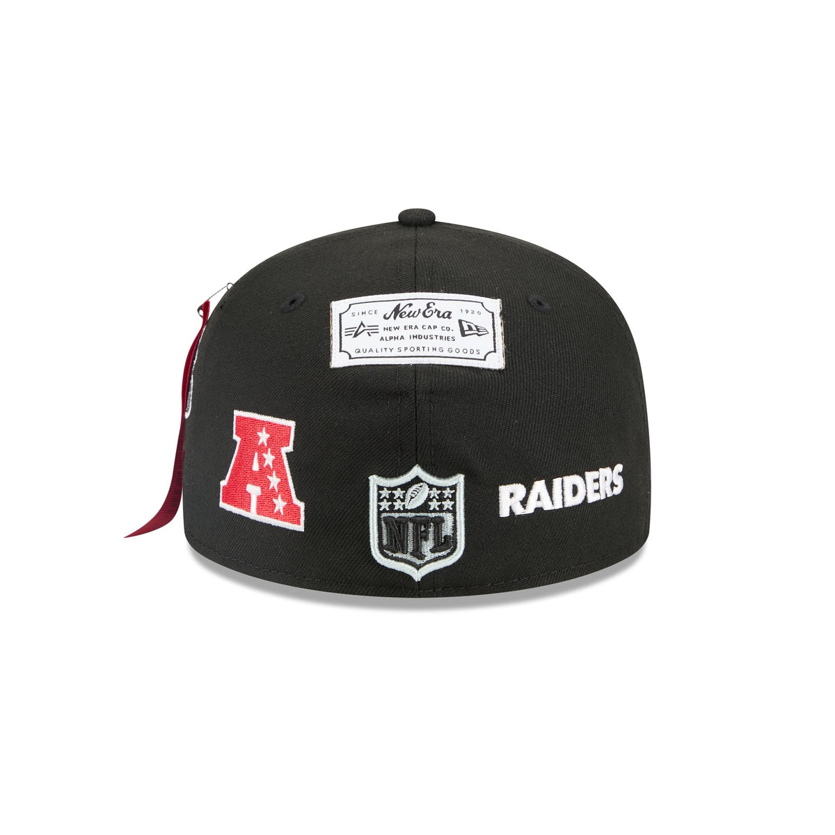 Alpha Industries x Las Vegas Raiders Black 59FIFTY Fitted Hat