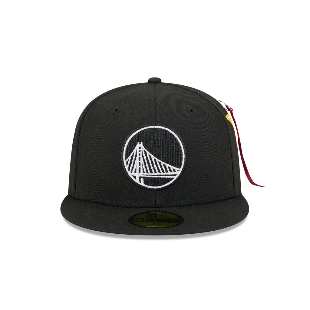 Alpha Industries x Golden State Warriors Black 59FIFTY Fitted Hat