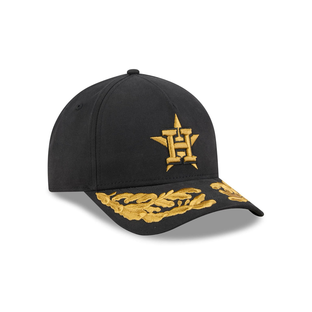 Alpha Industries x Houston Astros Black 9FORTY M-Crown A-Frame Snapback Hat