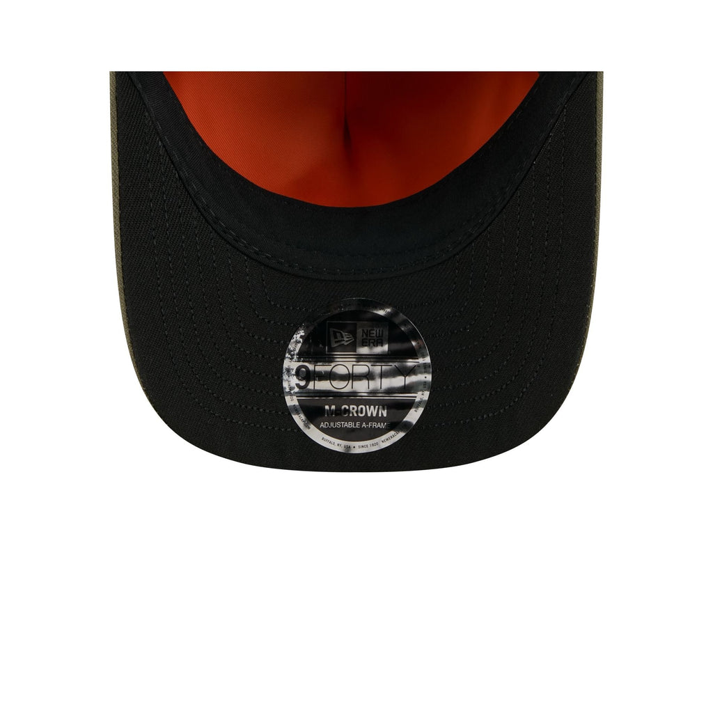 Alpha Industries x Boston Red Sox Olive Green 9FORTY M-Crown A-Frame Snapback Hat