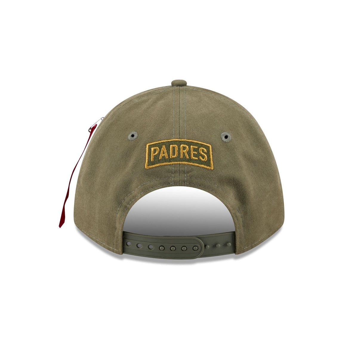 Alpha Industries x San Diego Padres Olive Green 9FORTY M-Crown A-Frame Snapback Hat