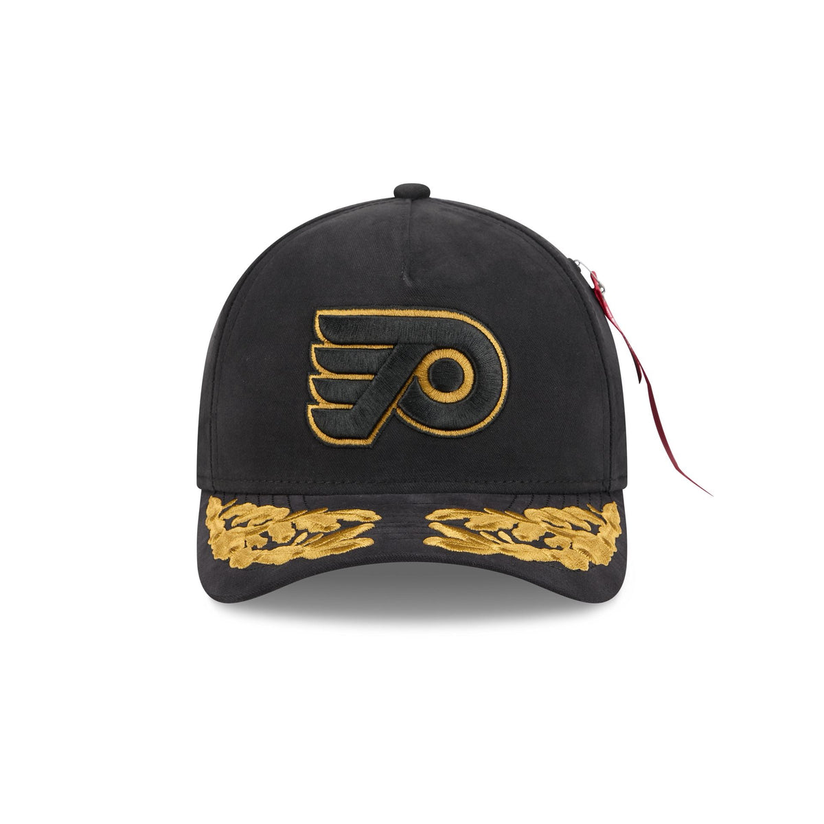 Alpha Industries x Philadelphia Flyers Black 9FORTY M-Crown A-Frame Snapback Hat