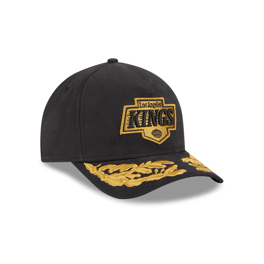 Alpha Industries x Los Angeles Kings Black 9FORTY M-Crown A-Frame Snapback Hat
