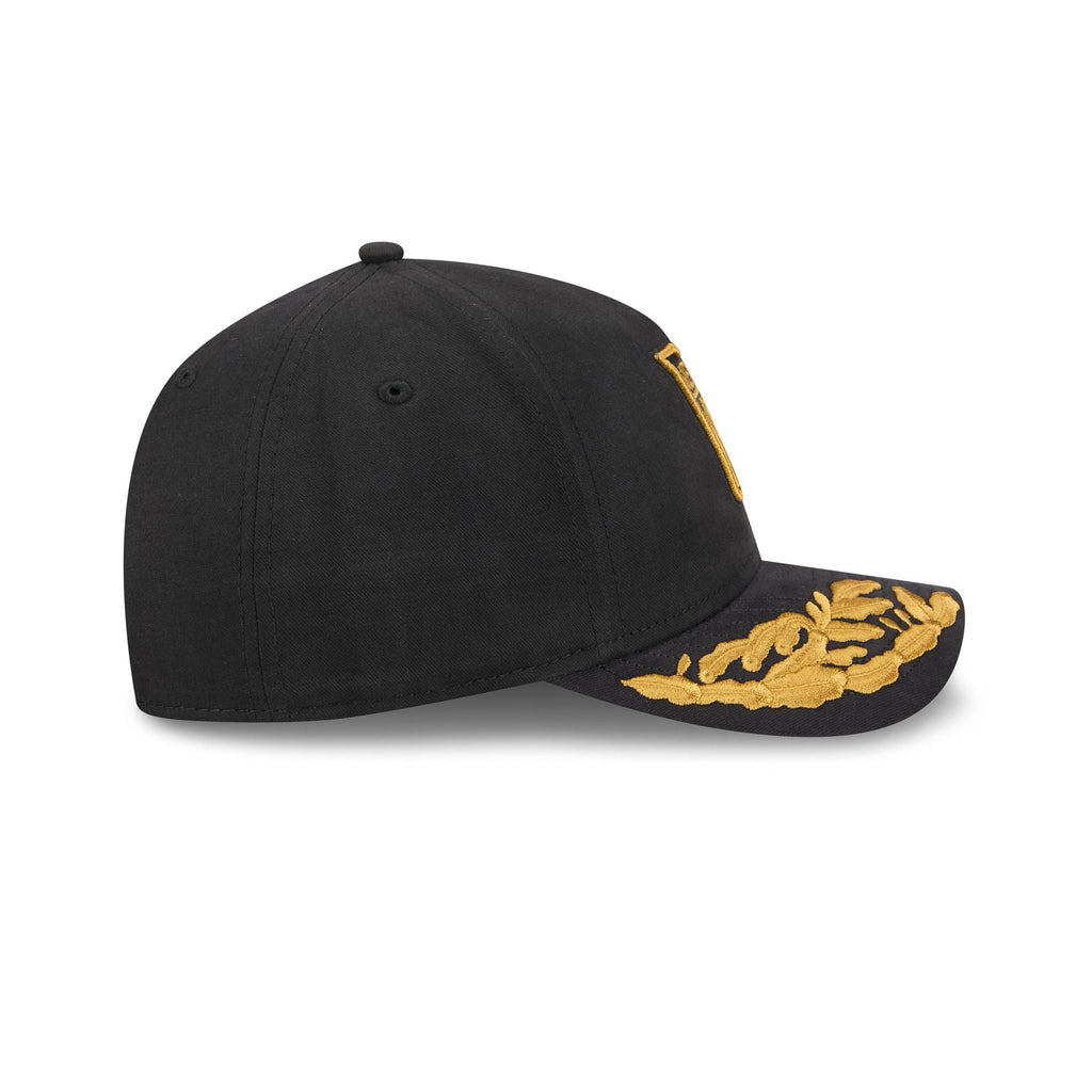 Alpha Industries x New York Rangers Black 9FORTY M-Crown A-Frame Snapback Hat