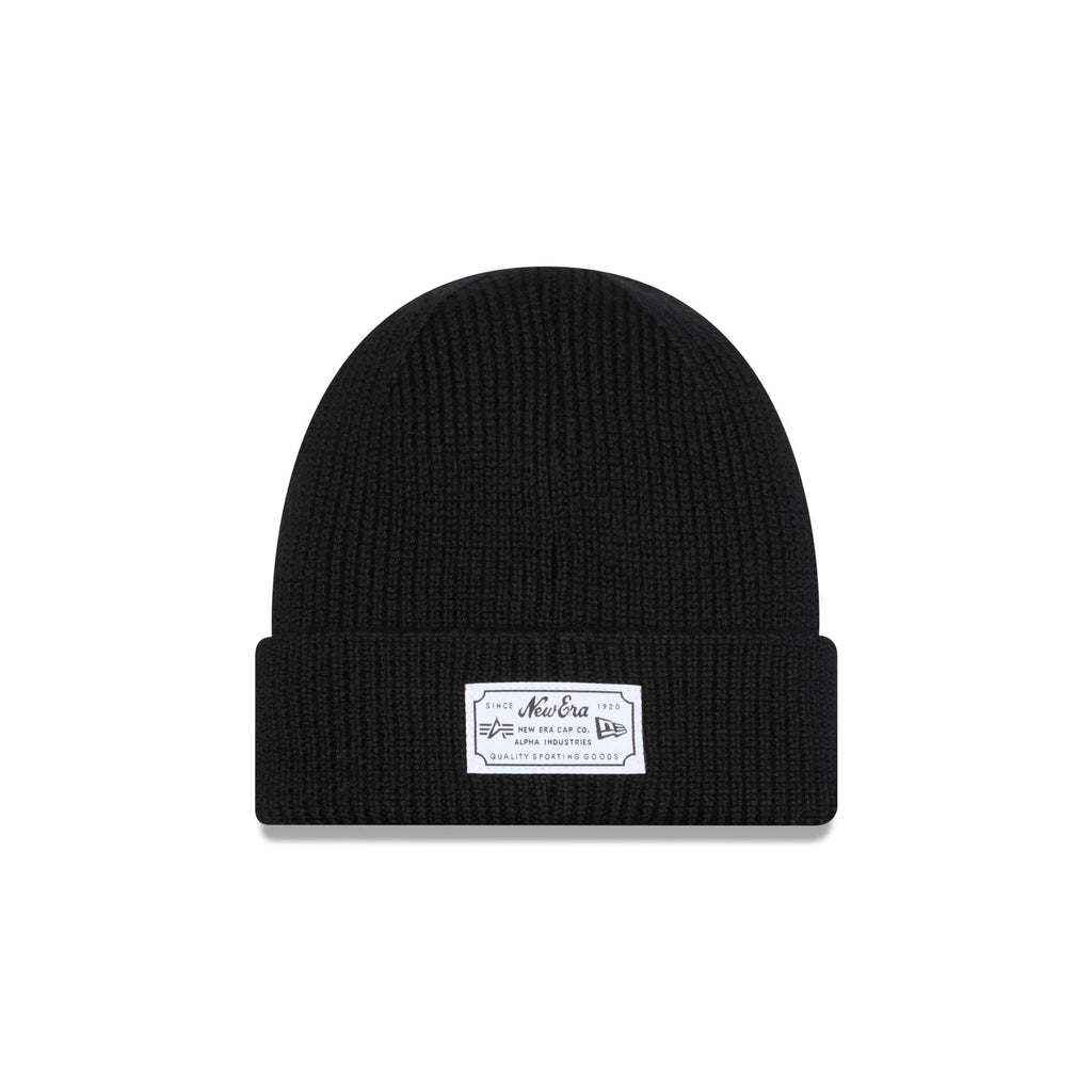 Alpha Industries x Los Angeles Lakers Black Cuff Knit Hat