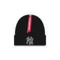 Alpha Industries x New York Yankees Black Cuff Knit Hat