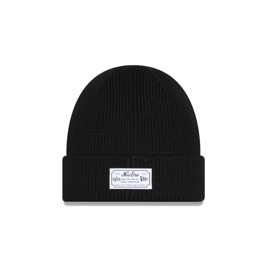 Alpha Industries x San Francisco Giants Black Cuff Knit Hat
