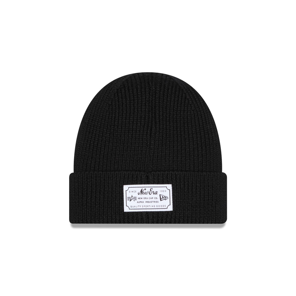 Alpha Industries x Kansas City Chiefs Black Cuff Knit Hat