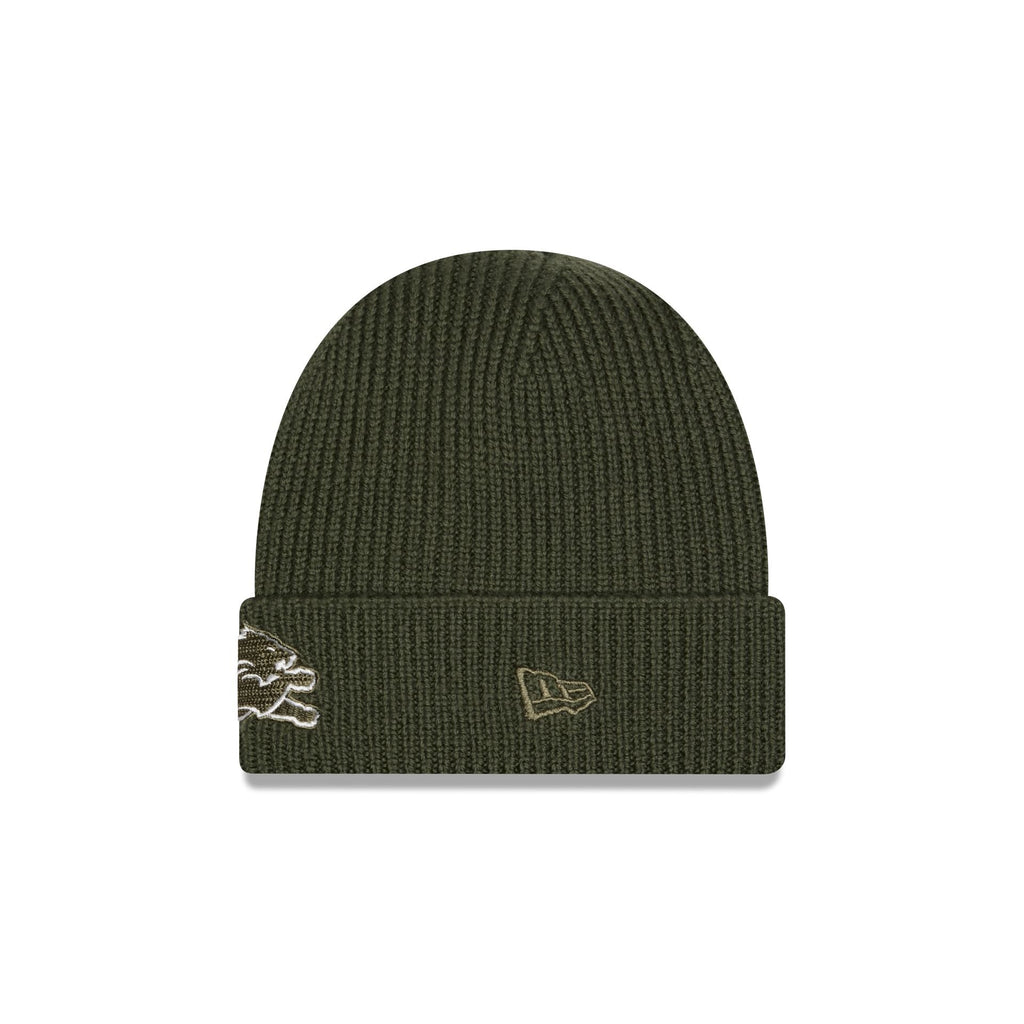 Alpha Industries x Detroit Lions Olive Green Cuff Knit Hat