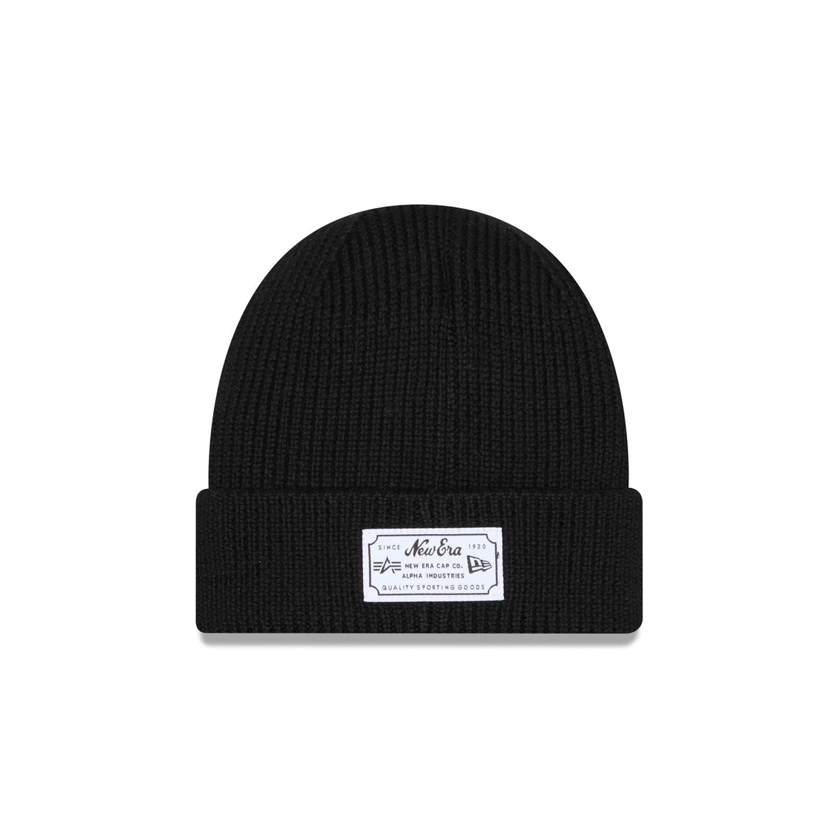 Alpha Industries x San Jose Sharks Black Cuff Knit Hat