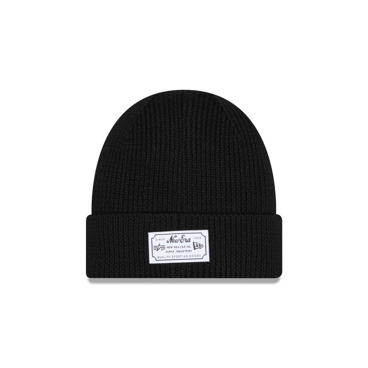 Alpha Industries x Buffalo Sabres Black Cuff Knit Hat
