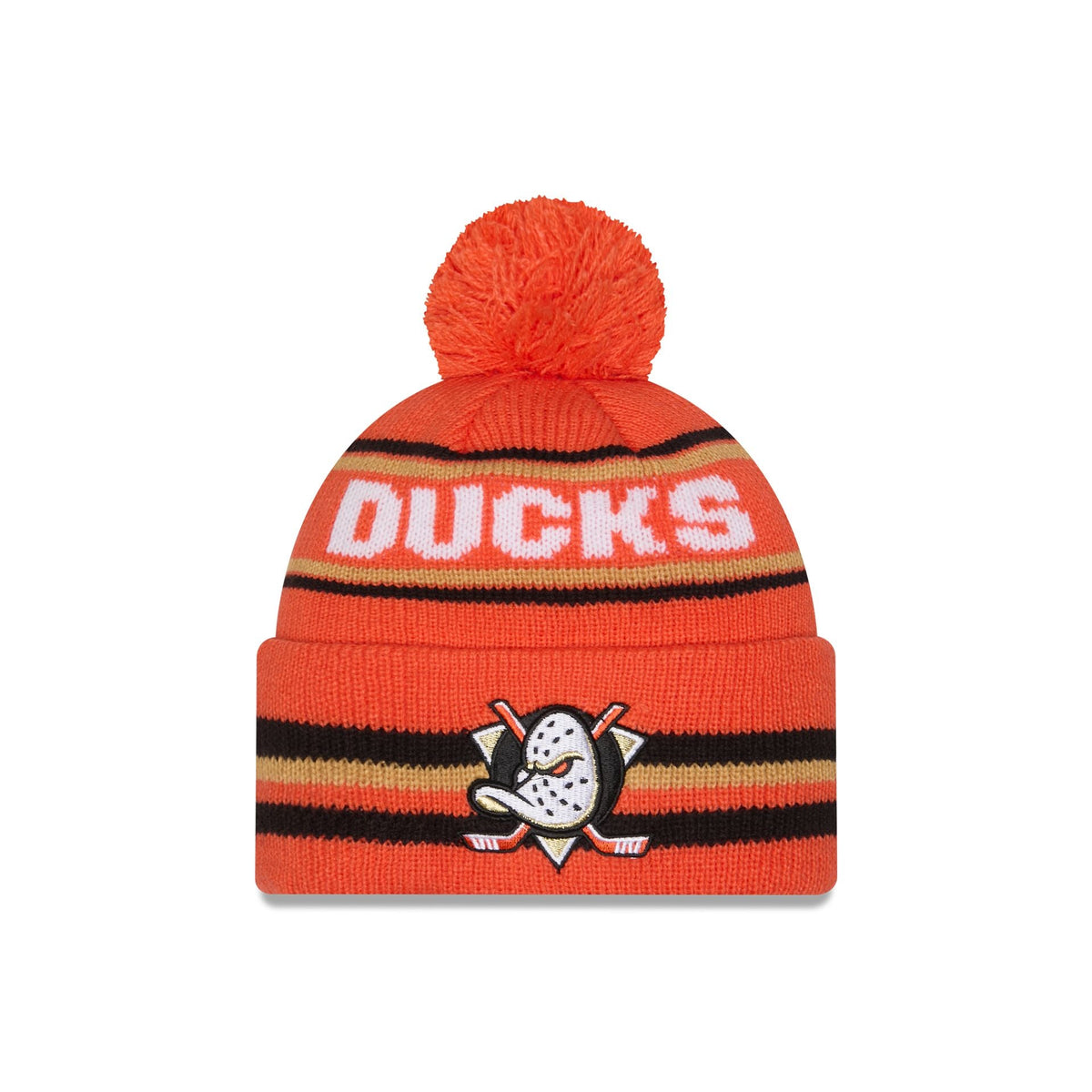 Anaheim Ducks Classic Pom Knit Hat