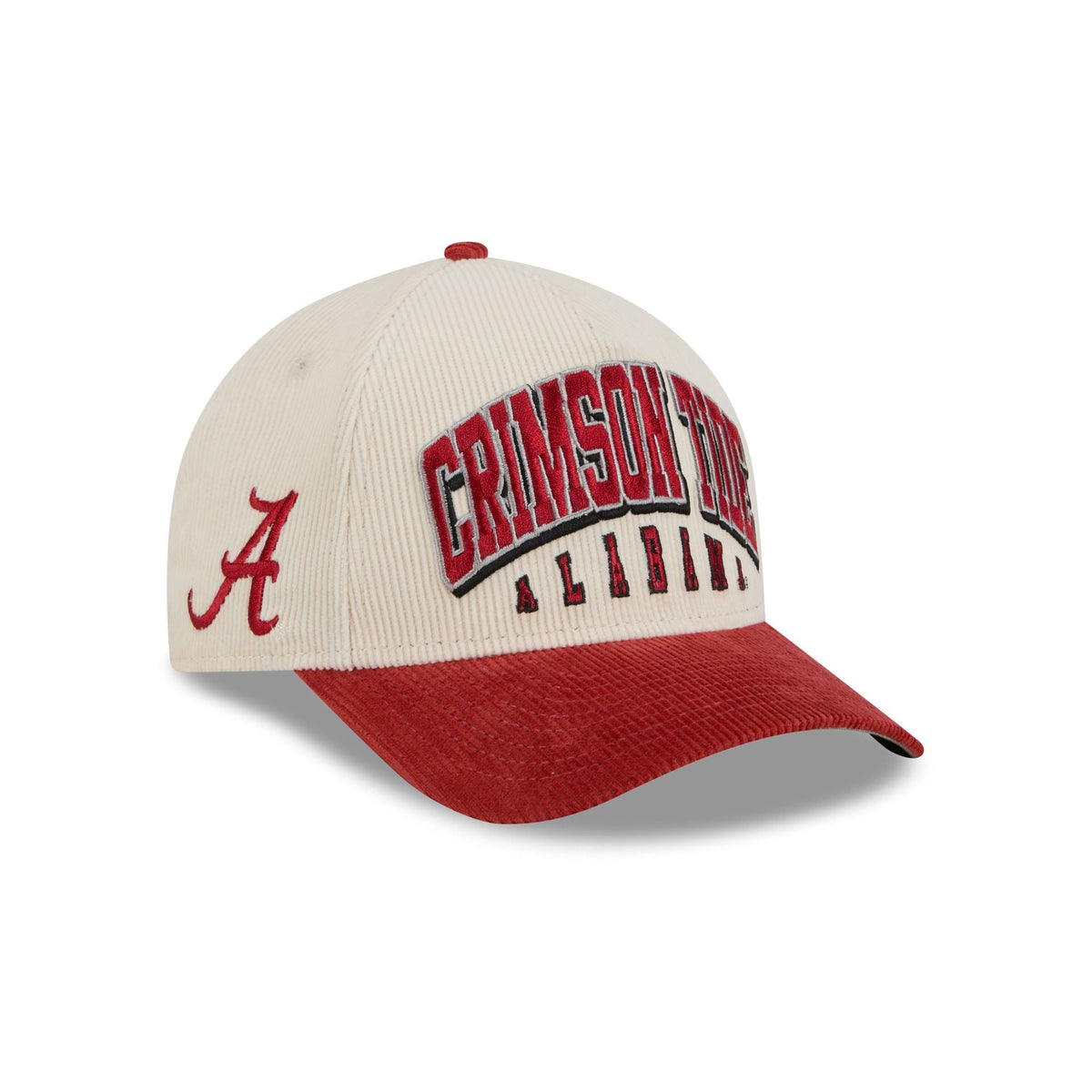 Alabama Crimson Tide Stacked Corduroy 9FORTY M-Crown A-Frame Snapback Hat