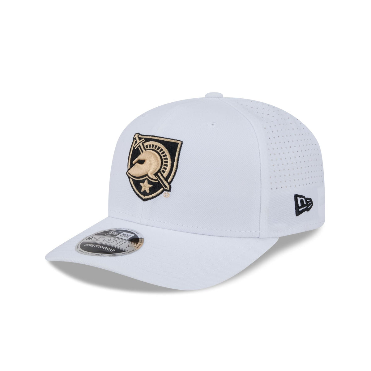 Army Black Knights Optic White Performance 9SEVENTY Stretch-Snap Hat