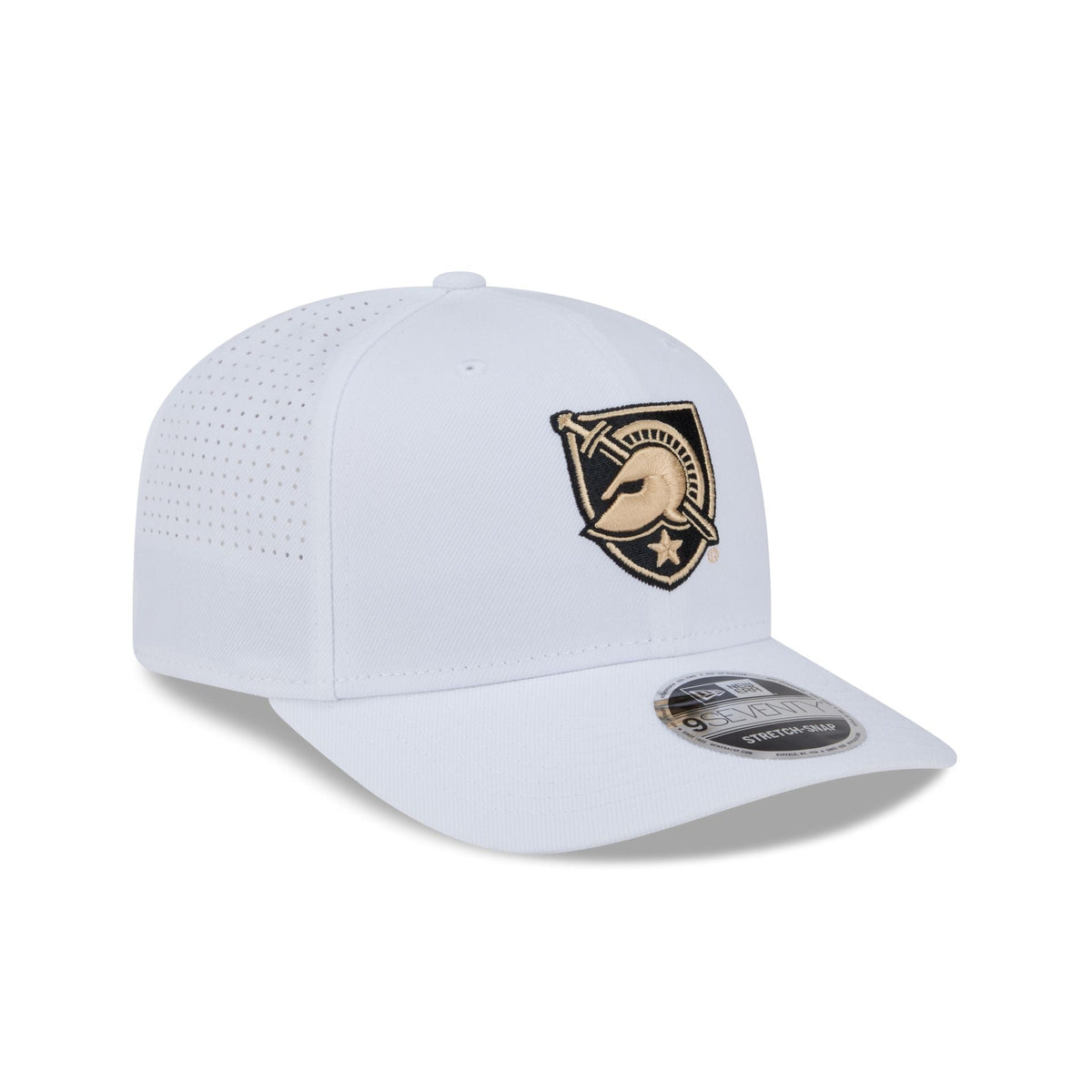 Army Black Knights Optic White Performance 9SEVENTY Stretch-Snap Hat