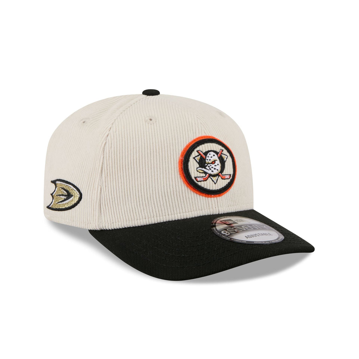 Anaheim Ducks Loyal Corduroy 9SEVENTY Stretch-Snap Hat