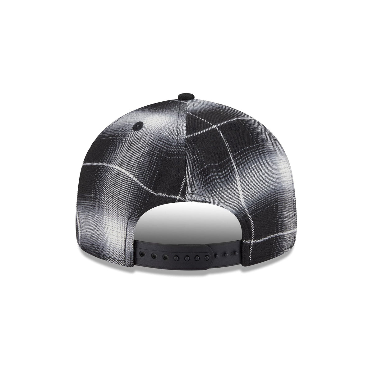 Athletics Black and White Plaid Retro Crown 9FIFTY Snapback Hat