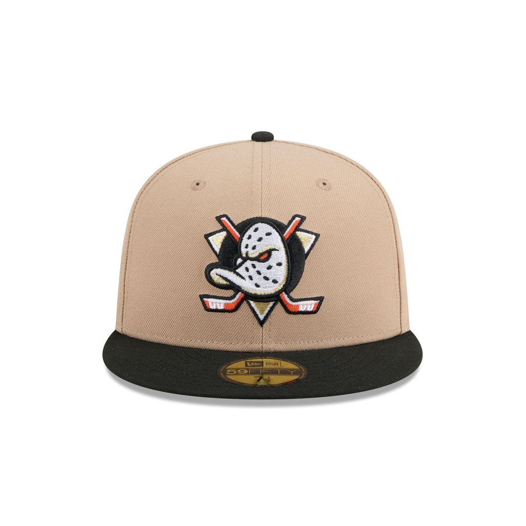 Anaheim Ducks Camel 59FIFTY Fitted Hat