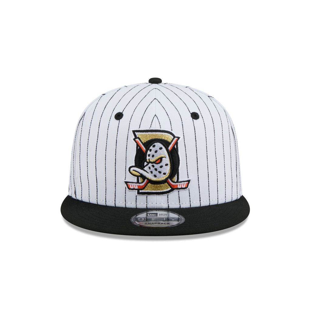 Anaheim Ducks Deceptor Pinstripe 9FIFTY Snapback Hat