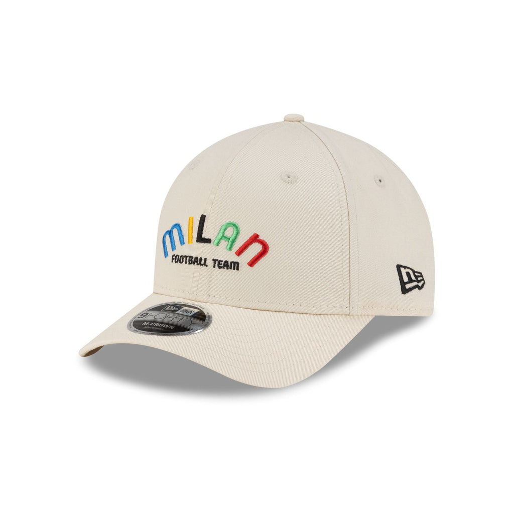 AC Milan Wordmark Chrome 9FORTY M-Crown Snapback Hat