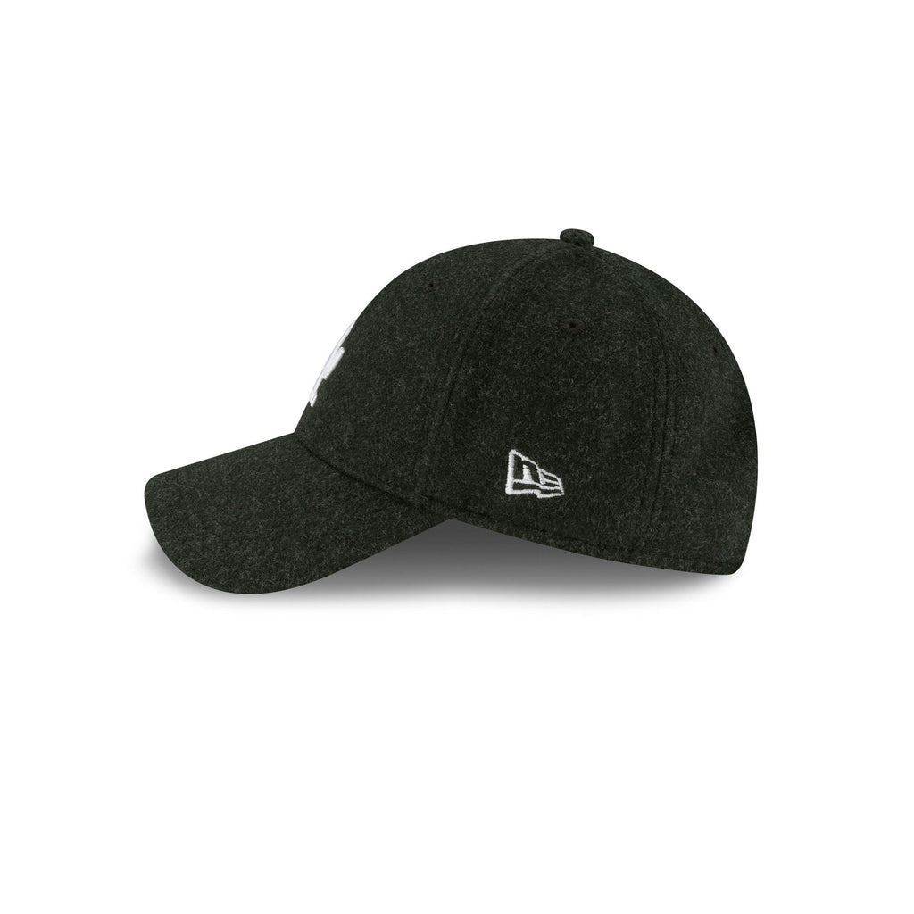Los Angeles Dodgers Melton Wool Dark Green 9FORTY Snapback Hat