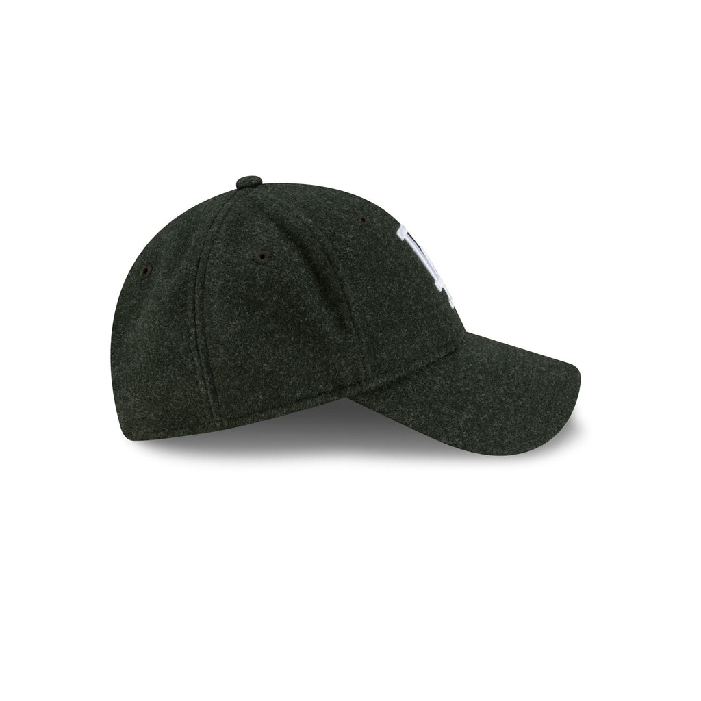 Los Angeles Dodgers Melton Wool Dark Green 9FORTY Snapback Hat