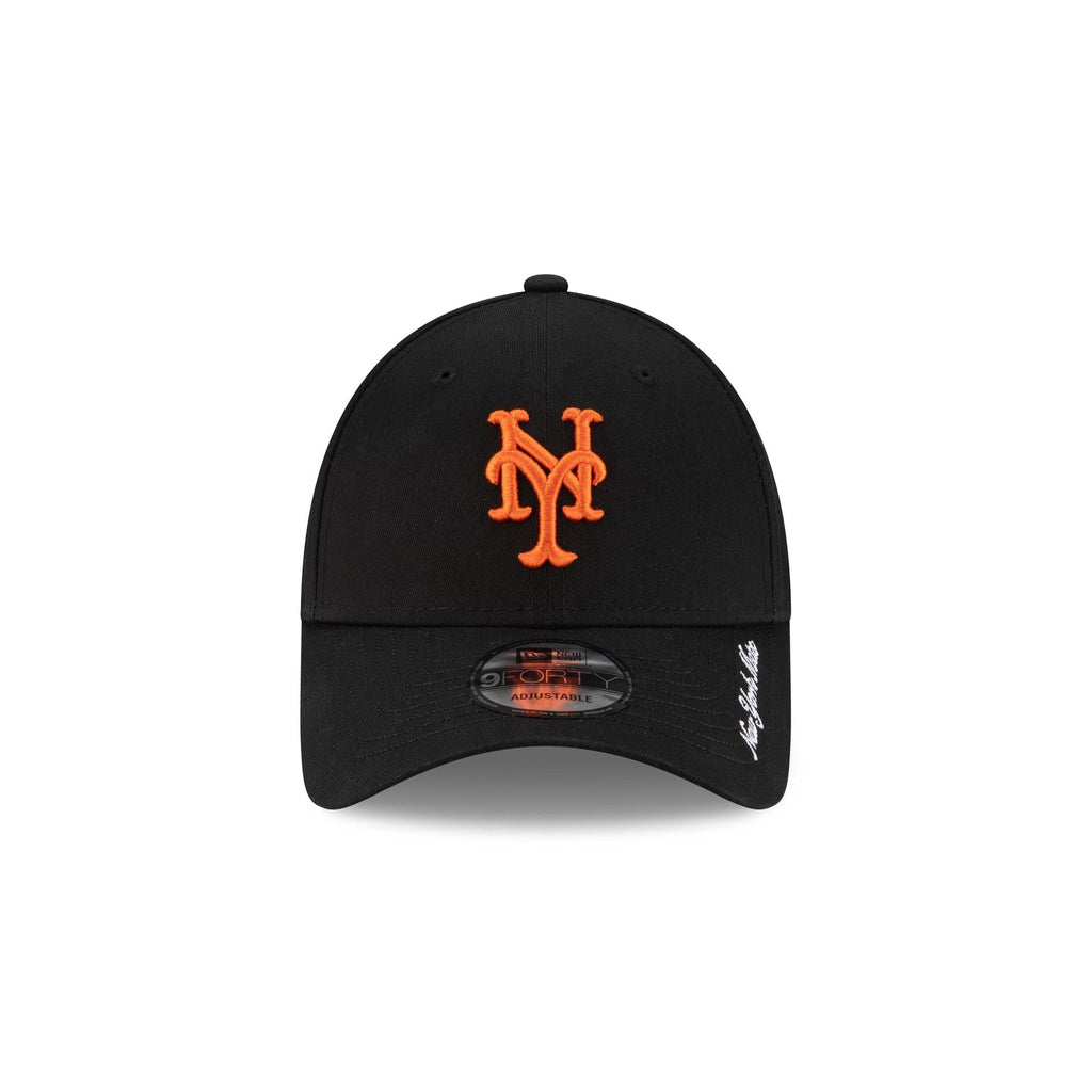 New York Mets Visor Script 9FORTY Adjustable Hat