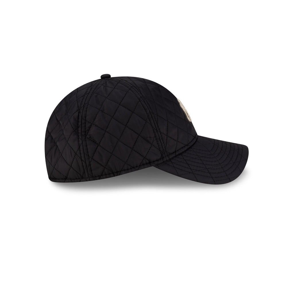 New York Yankees Quilted Satin Black 9TWENTY Adjustable Hat