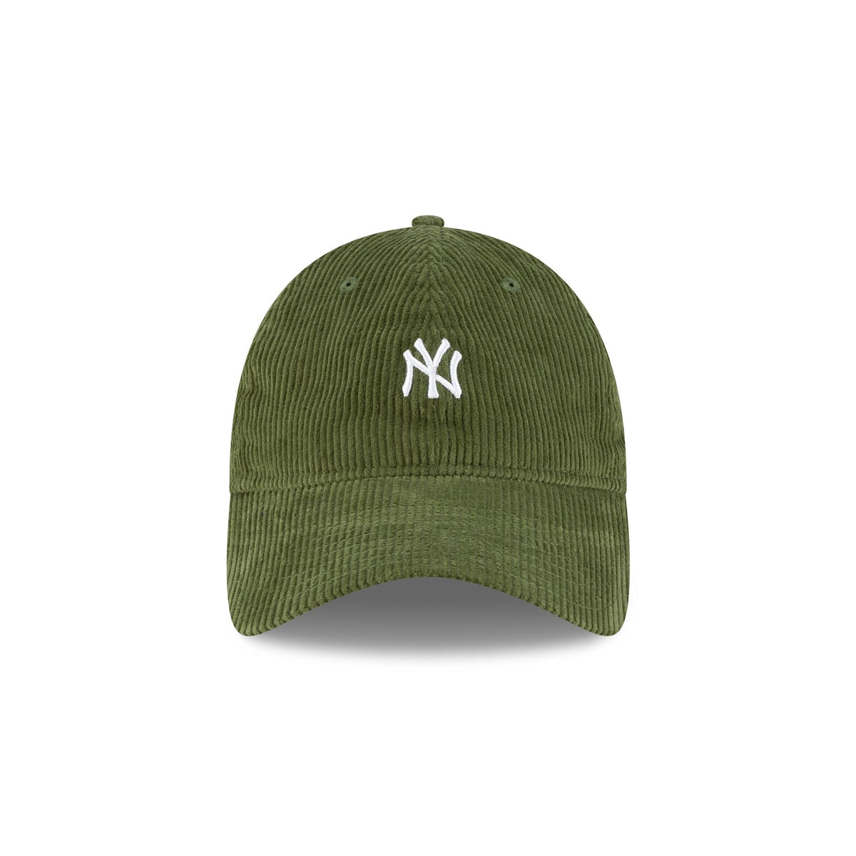 New York Yankees Mini Logo Green Corduroy 9TWENTY Adjustable Hat