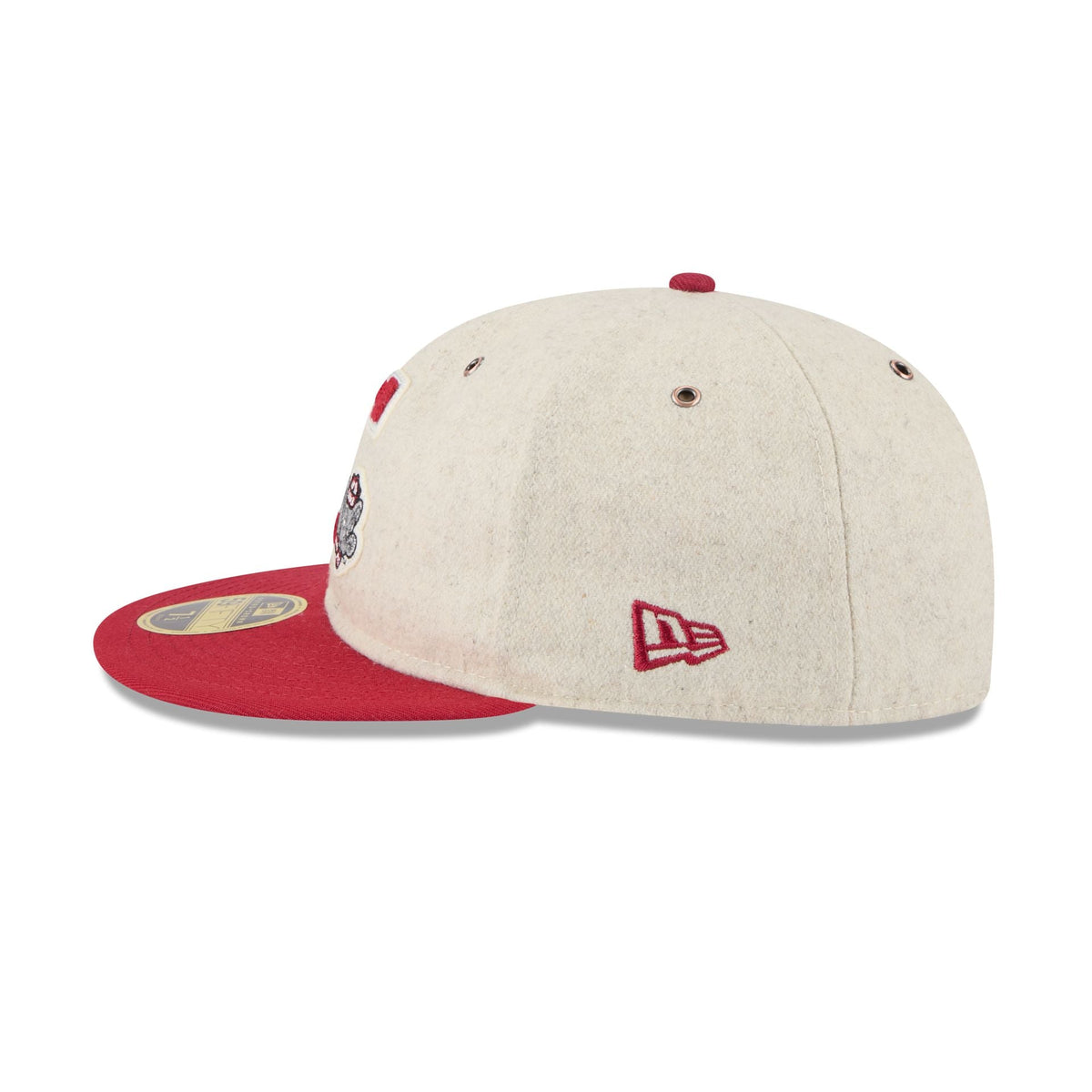 Alabama Crimson Tide College Vault Wool Letterman Retro Crown 59FIFTY Fitted Hat