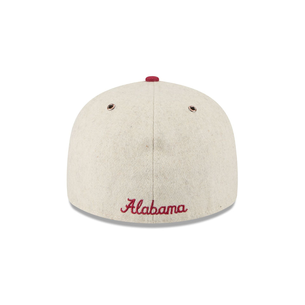 Alabama Crimson Tide College Vault Wool Letterman Retro Crown 59FIFTY Fitted Hat