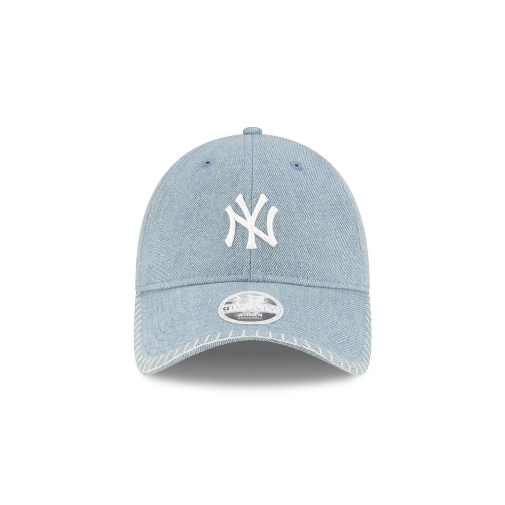 New York Yankees Light Blue Denim Stitch Women's 9TWENTY Adjustable Hat