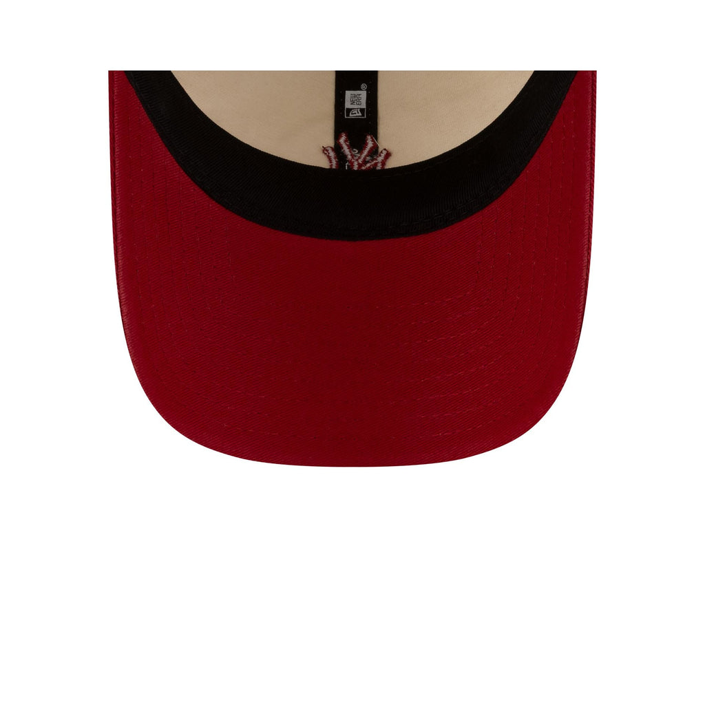 New York Yankees Mini Logo Red 9TWENTY Adjustable Hat