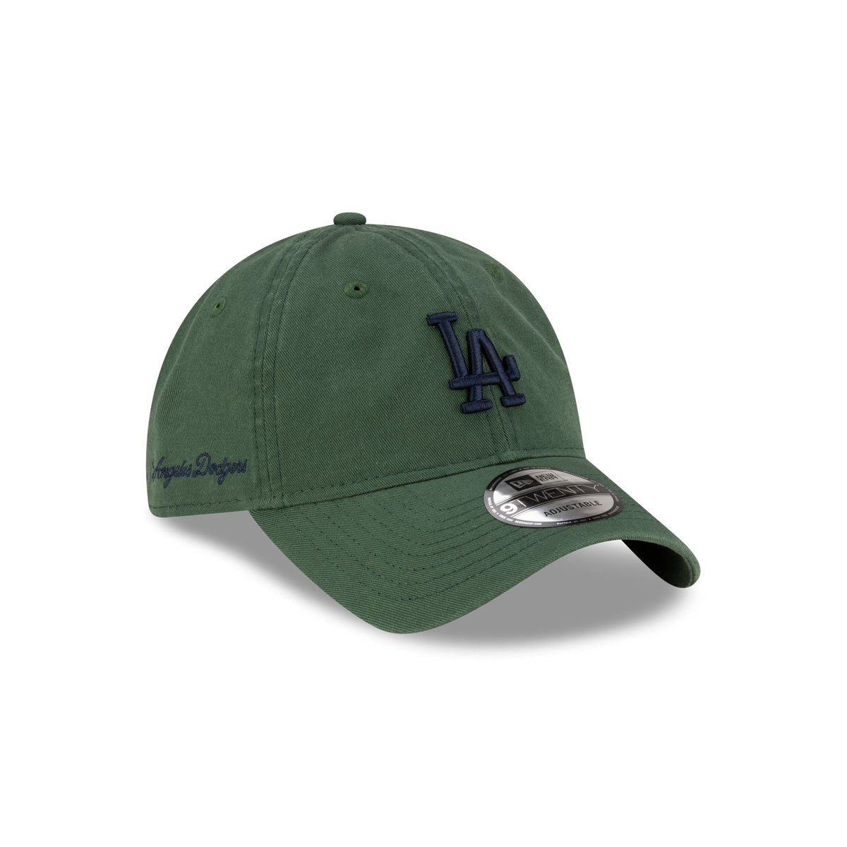 Los Angeles Dodgers Green Washed Script 9TWENTY Adjustable Hat