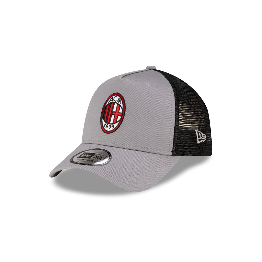 AC Milan Patch Gray 9FORTY A-Frame Trucker Hat