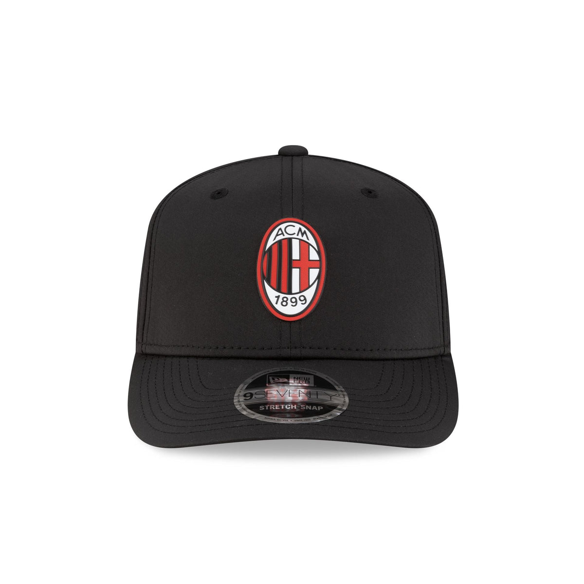 AC Milan Black 9SEVENTY Stretch-Snap Hat