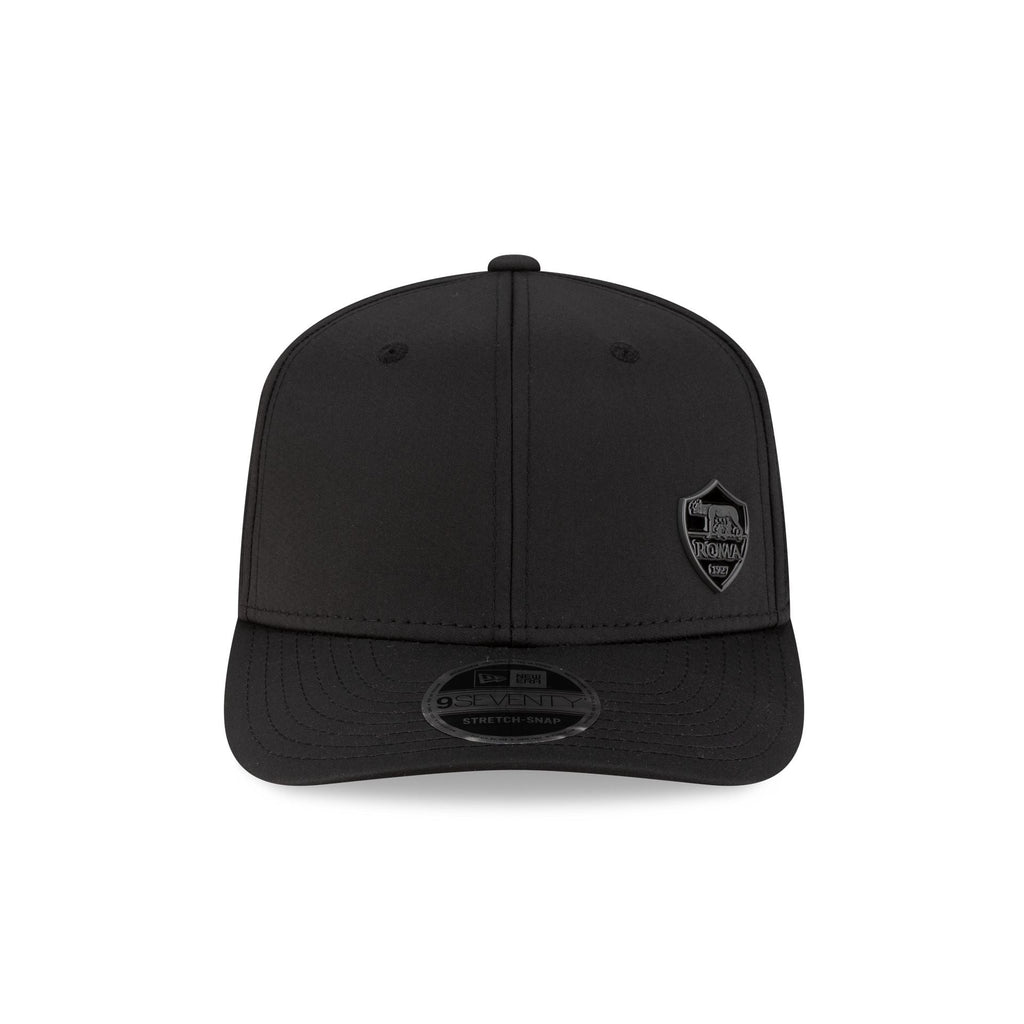 AS Roma Flawless Pin Black 9SEVENTY Stretch-Snap Hat