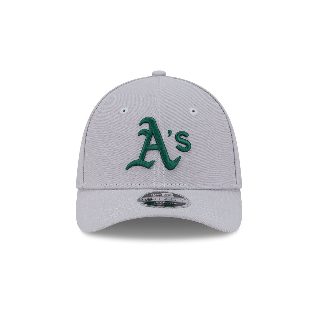 Athletics Gray 39THIRTY M-Crown Stretch Fit Hat