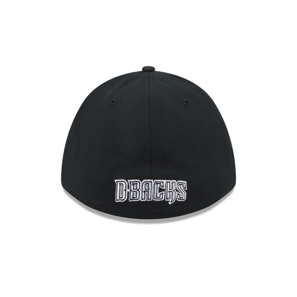 Arizona Diamondbacks Black and White 39THIRTY M-Crown Stretch Fit Hat