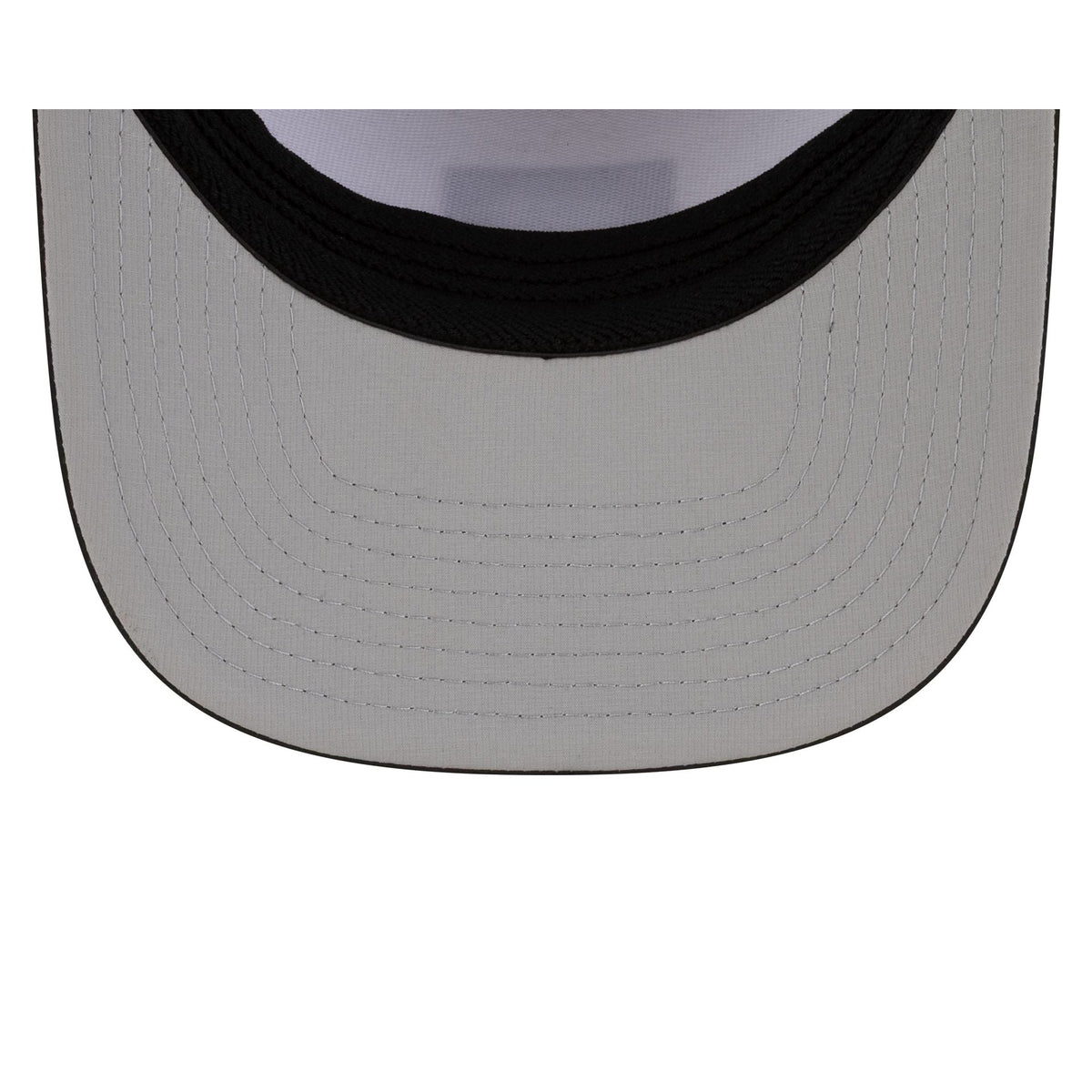 Athletics 2026 Clubhouse Black & White Split Panel 9SEVENTY Stretch-Snap Hat