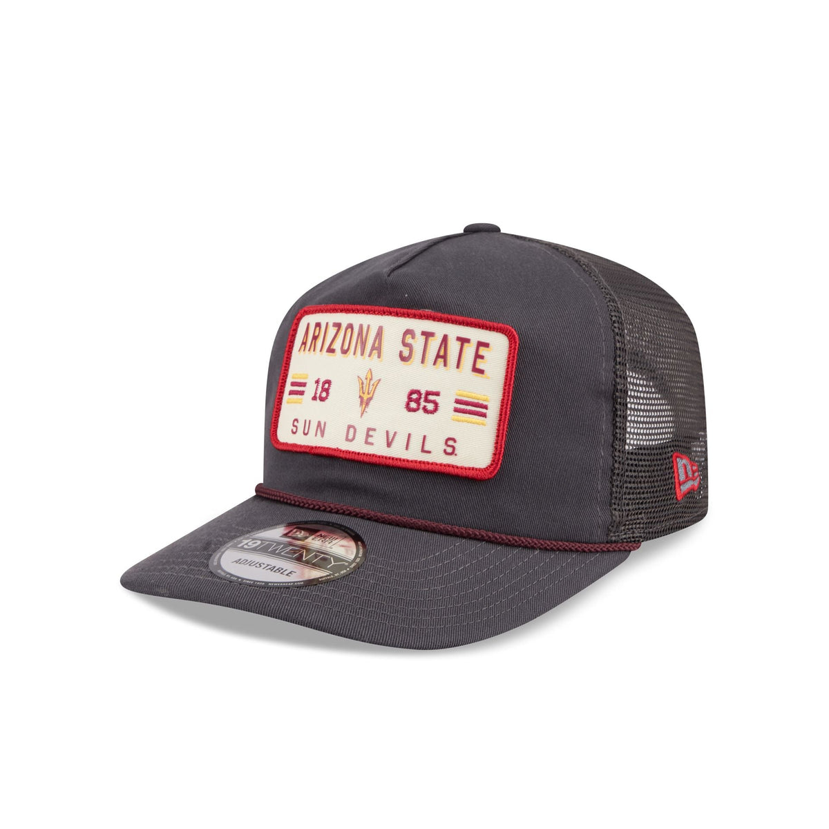 Arizona State Sun Devils Washed Graphite 19TWENTY Trucker Hat