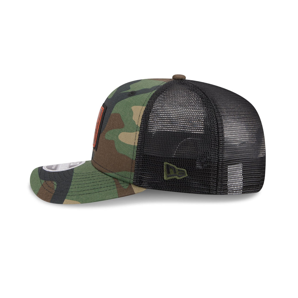 Alabama Crimson Tide Camo Canvas 9SEVENTY Trucker Hat