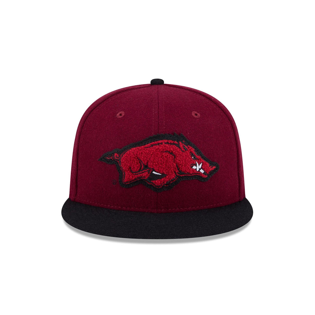 Arkansas Razorbacks Melton Wool 59FIFTY Fitted Hat
