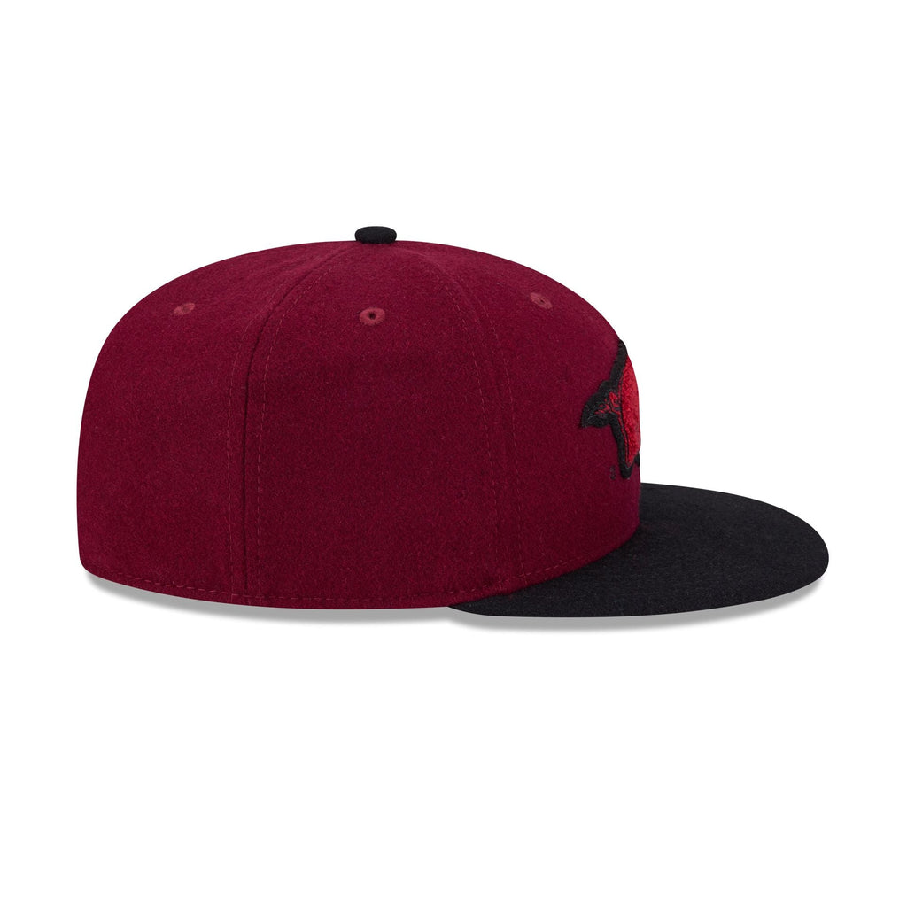 Arkansas Razorbacks Melton Wool 59FIFTY Fitted Hat