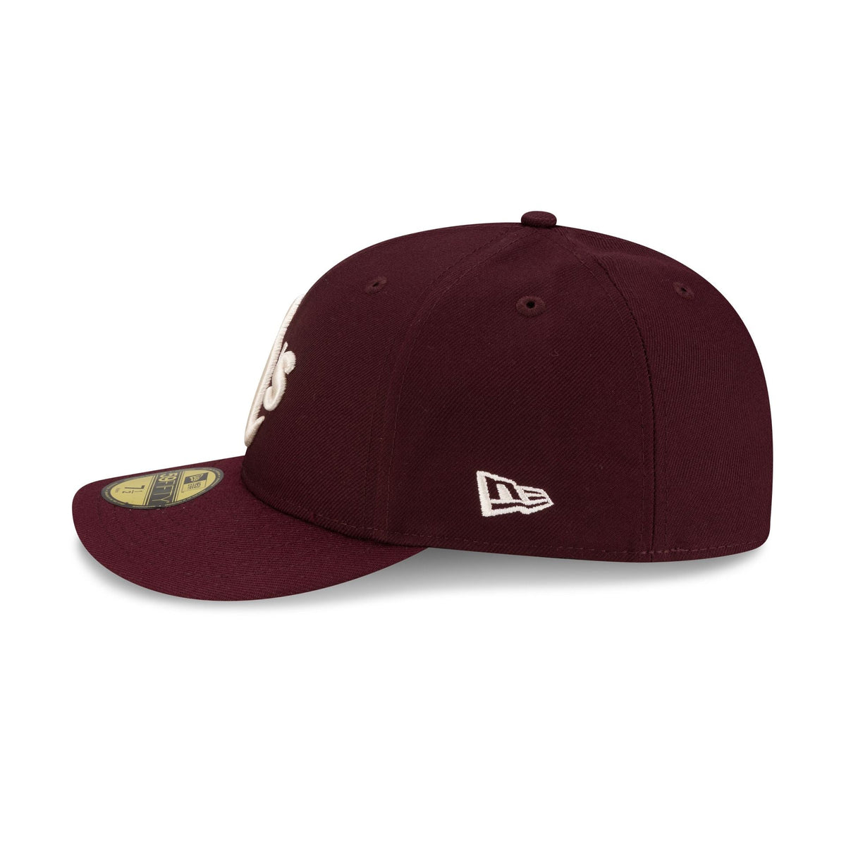 Athletics Maroon Pre-Curve 59FIFTY Fitted Hat