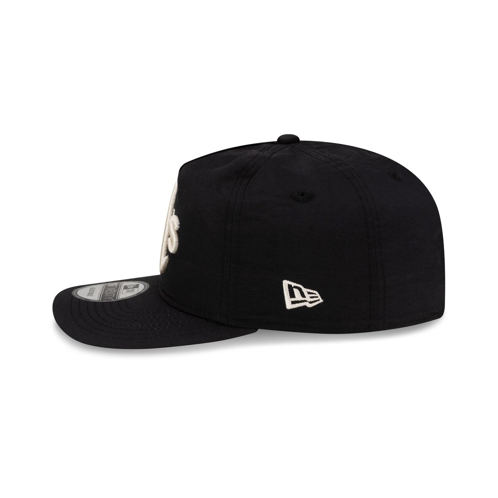 Athletics Black Nylon 19TWENTY Snapback Hat