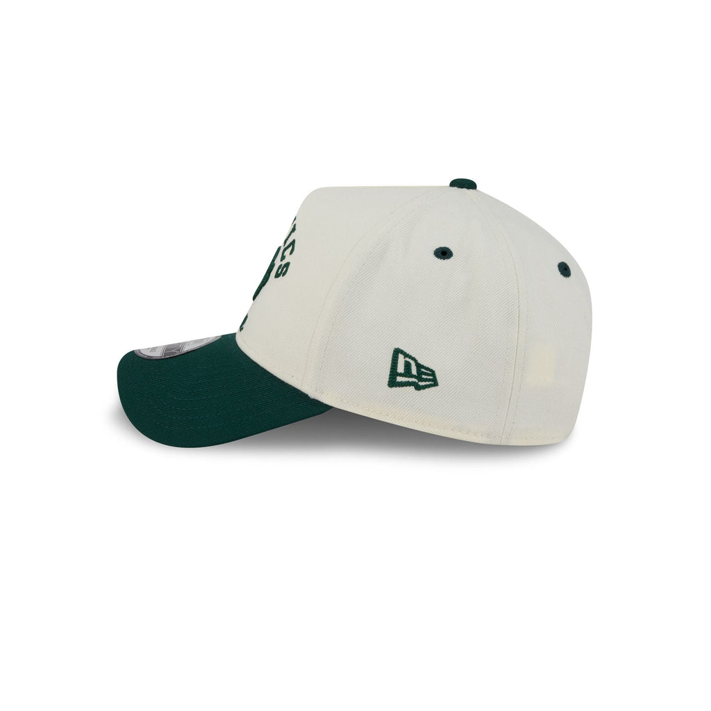 Athletics Chrome White Arched 9FORTY A-Frame Snapback Hat
