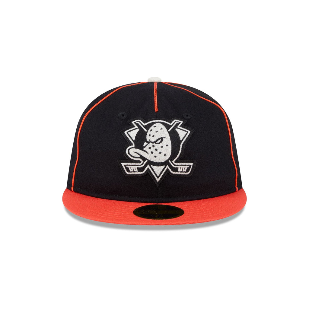 Anaheim Ducks Felt Logo Retro Crown 59FIFTY Fitted Hat