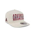 Arkansas Razorbacks Collegiate Script Ivory 19TWENTY Snapback Hat