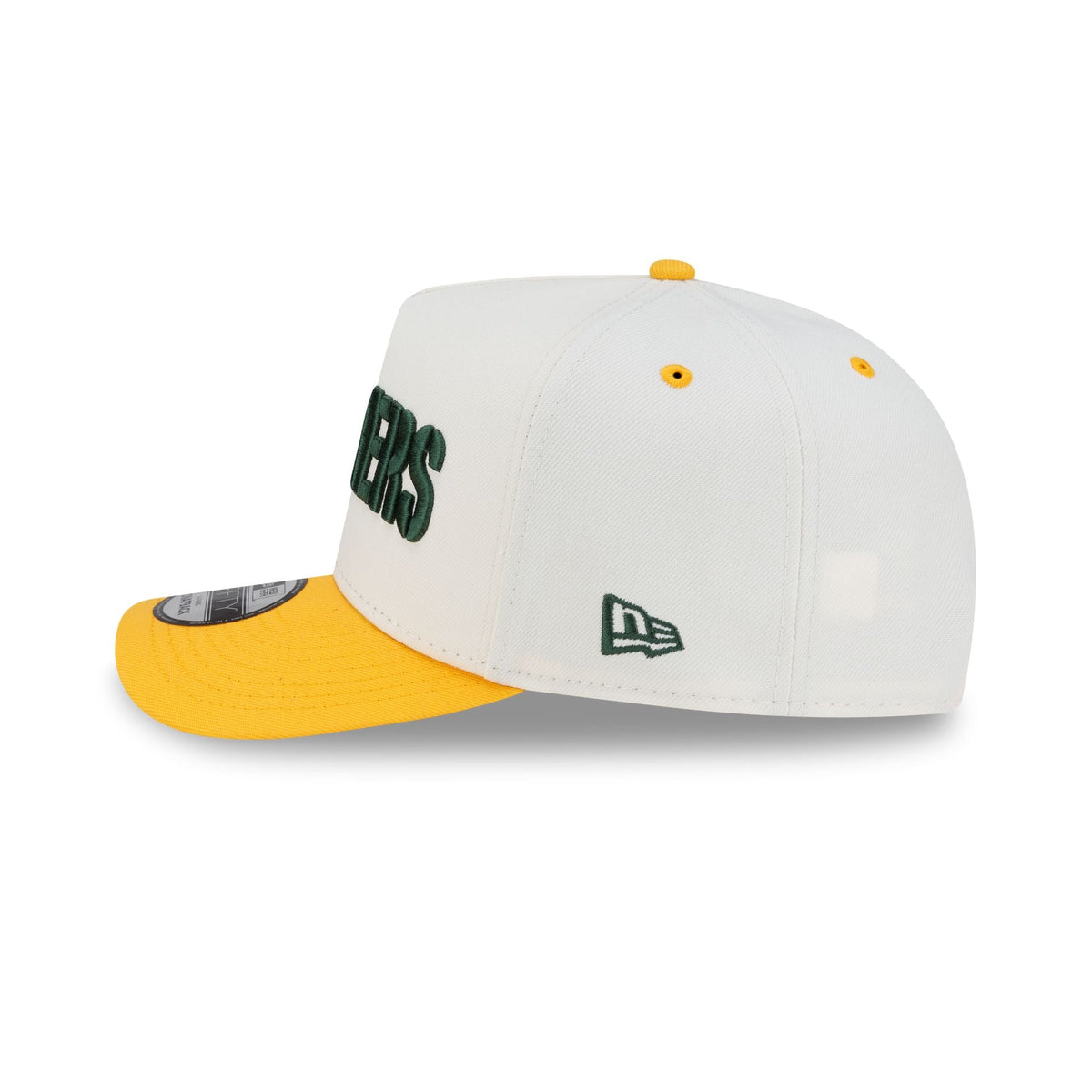 Green Bay Packers Two Tone Team Wordmark 9FIFTY A-Frame Snapback Hat